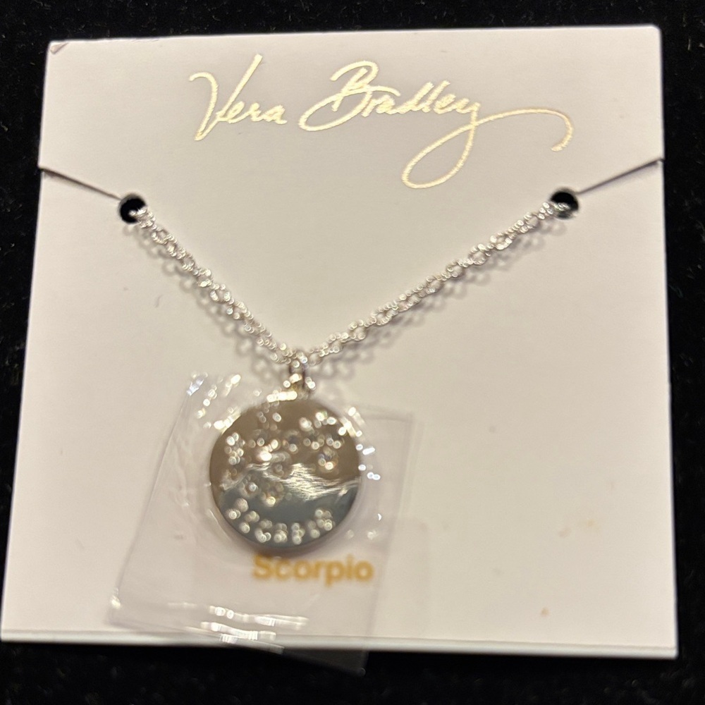 Vera Bradley Scorpio Layering Silver Zodiac Necklace